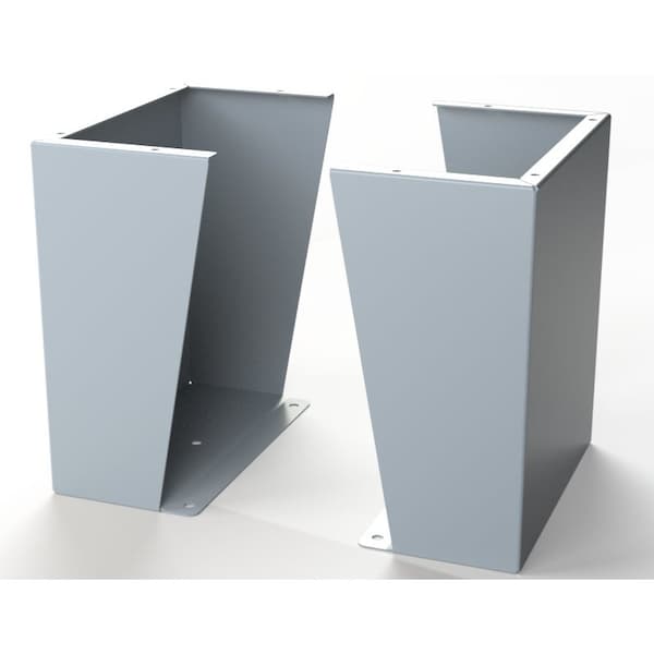 Floor Stand Kit, 18 in. H x 16 in. W x 9.12 in. L, Carbon Steel, 1 PR